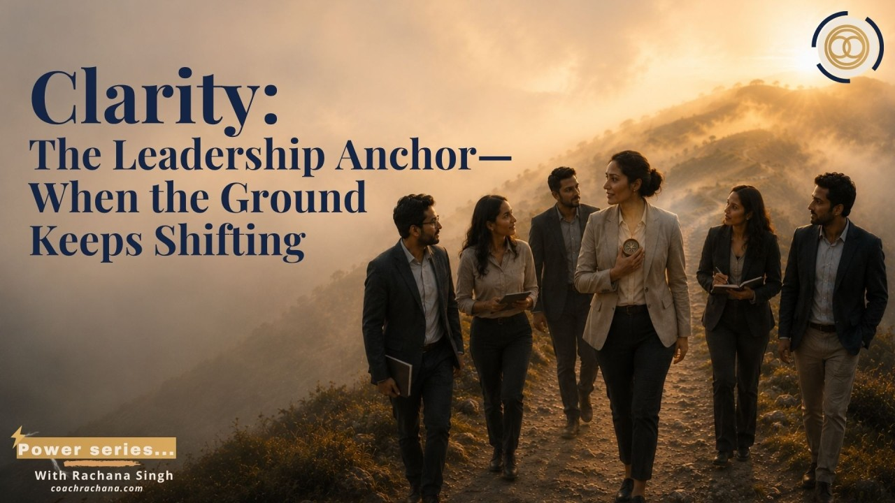 Power Series: Clarity, The Leadership Anchor — When the Ground Keeps Shifting